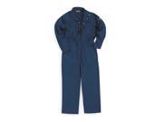Bulwark Flame Resistant Coverall Navy Blue Nomex R 2XL CNB2NV LN 52