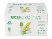 Eco Alkaline AA Batteries 24 Pack ECOAA24