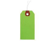 2 7 8 x 5 3 4 Green Paper Wire Tag Includes 12 Wire Pk1000 4WKY1