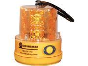 K E SAFETY RM18 LED A Revolving Light w Strap Amber 12 LED