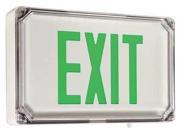 Hubbell Lighting Dual Lite LED Exit Sign Battery Backup SEWLSGWE 4X