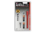 Maglite LED 111 Lumens Industrial Red Handheld Flashlight SP32036K