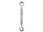 CHICAGO HARDWARE 02173 9 Turnbuckle Hook Hook Galv 1 2 x 6 In