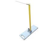 10K034 Single Stanchion 40In. H Yellow
