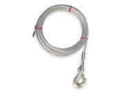 DAYTON 1DLJ8 Winch Cable GS 7 32 In. x 75 ft.
