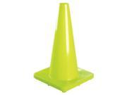 6FHA3 Traffic Cone 18 In.Fluorescent Lime