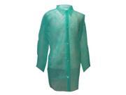 ACTION CHEMICAL A GLC 5X Disposable Lab Coat 5XL Green PK30