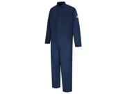 Bulwark Flame Resistant Coverall Navy 100% Cotton 54 CEC2NV LN 54