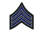 HEROS PRIDE 5425S Embrdrd Patch SGT Royal Blue Wht Blck PR