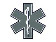 HEROS PRIDE 4818 Embroidered Patch Star of Life Navy Wht