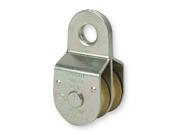 1RCK6 Fixed Eye Double Pulley Zinc