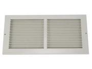 4MJR3 Return Air Grille 8x16 In White