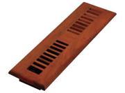 DECOR GRATES WLC210 N 2x10 Louvered Solid Cherry Natural