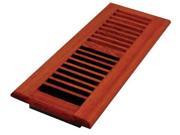 4x12 Louvered Solid Cherry Natural Register Decor Grates WLC412 N