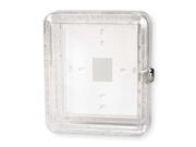 Universal Thermostat Guard Off White Plastic 2E430