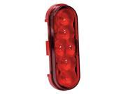MAXXIMA M63346R Stop Tail Turn Light 6LED 6x3In Oval Red