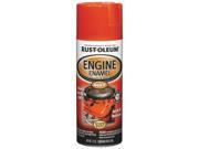 RUST OLEUM 248947 Engine Enamel Chevy Red Orng 12 oz Spray