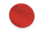 GROTE 40092 Reflector Screw Mount Red Dia 2 1 2 In