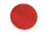 GROTE 41012 Reflector Screw On Red Round Dia 2 In