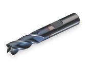 CLEVELAND C33260 End Mill HSS TiCN 7 16 4 FL SGL Sq End