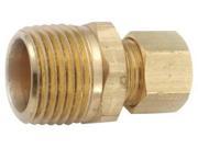 3 8 Compression x MNPT Low Lead Brass Connector 700068 0608