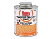OATEY 32167 Orange Lava CPVC Cement 16 oz Low VOC