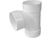 Genova Products Inc 41160 6 Inch PVC Sink Drain Sanitary Tee