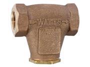 WATTS 1 2 LF27 Strainer 1 2 in. FNPT 250 psi SS