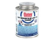 OATEY 32161 Blue Lava Hot PVC Cement 8 oz. Low VOC
