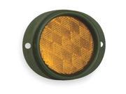 GROTE 40163 Reflector Military Yellow Dia 3 5 8 In