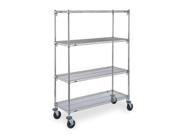 METRO Cart 5B Adjustable Shelf Wire Cart 24 In. W