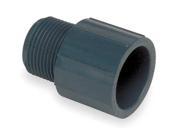 Gf Piping Systems 3 MNPT x Socket PVC Male Adapter Sched 80 836 030