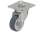 Swivel Plate Caster Therm Rubber 2 in 110 lb LPXA TPA 50G