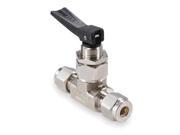 Ham Let Stainless Steel Mini Ball Valve Inline 1 4 h 1200 SS L 1 4