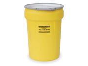 EAGLE 1602 Salvage Drum Open Head 30 gal. Yellow