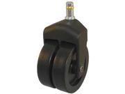 Dual Wheel Swivel Caster 150 lb 3 In Dia PP 305 2XPP 41