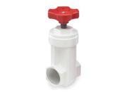 FLO CONTROL BY NDS GVP 0750 T Gate Valve 3 4 In. FNPT PVC