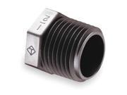 THOGUS TP4006 P Plug 3 8 In NPT 150 PSI Poly Black PK 10