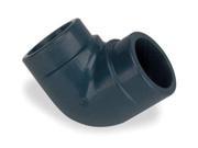 Gf Piping Systems 2 1 2 Socket PVC 90 Degree Elbow Sched 80 806 025