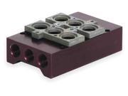 NUMATICS 206 1749 Manifold Block 2 Stations 1 4 NPT