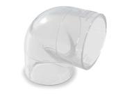 Harvel Clear 1 1 4 Solvent PVC 90 Degree Elbow Sched 40 H406012LS