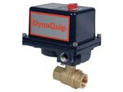 Dynaquip Controls Brass Electronic Actuated Ball Valve 1 1 4 EHG26ATE25