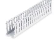 TYRAP TY1X2NPW6 Wire Duct Narrow Slot White Width 1.25In