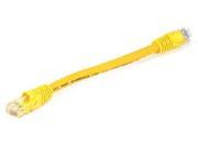 7507 Patch Cord Cat6 0.5Ft Yellow