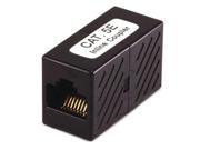 7283 Cat5e Inline Coupler Black