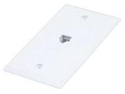 4.56 Flush Mount Wall Plate Jack 7078