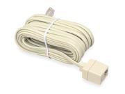 Telephone Cord Extension Ivory 6C072