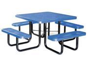4HUR1 Picnic Table 80 W x80 D Blue