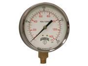 WINTERS PEM221LF Gauge Pressure 0 to 30 psi 4 in.