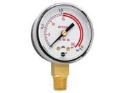 MILLER ELECTRIC GA135 03 Pressure Gauge 0 to 60 psi 0 to 4 Bar 2 G7562642